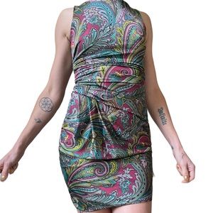 ETRO Sleek & Silky Body Con Dress